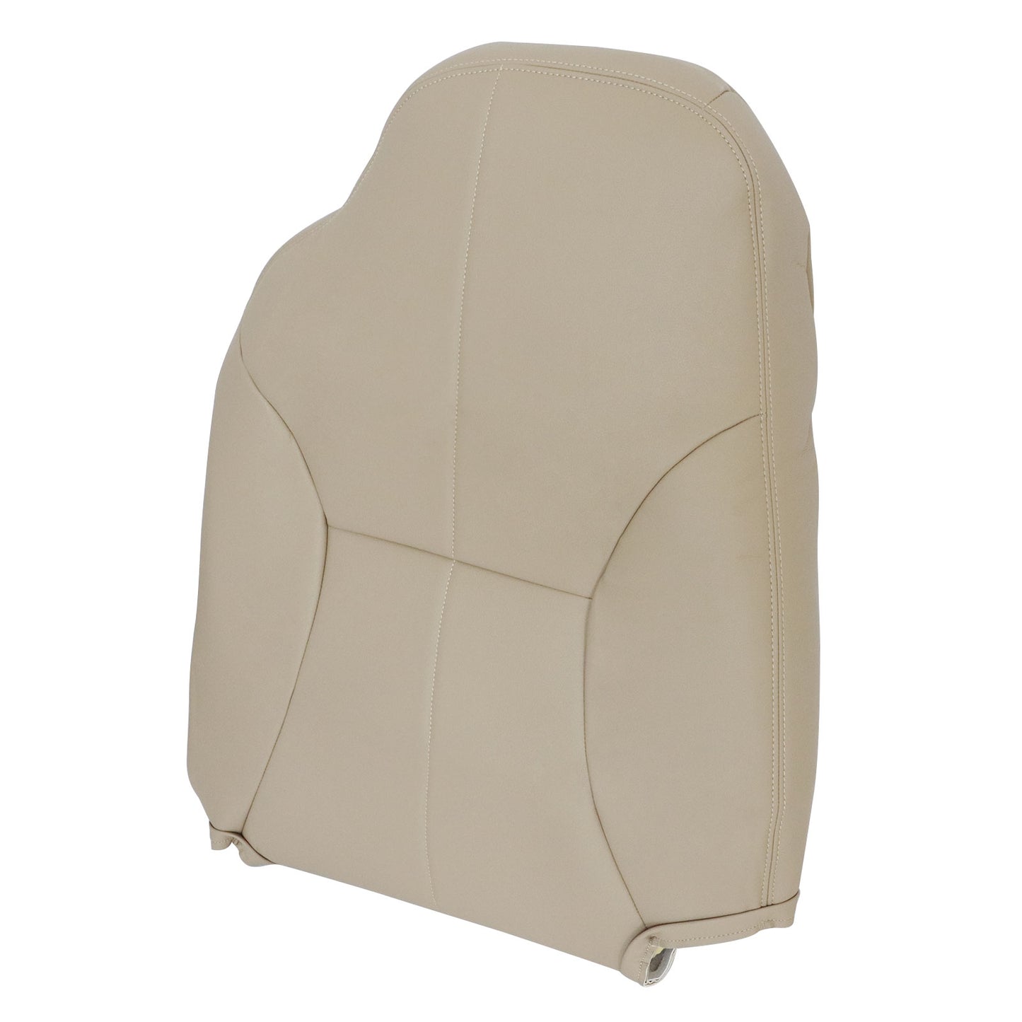 For 1998 1999 2000 2001 2002 Dodge Ram 1500 Driver Top Leather Seat Cover Tan