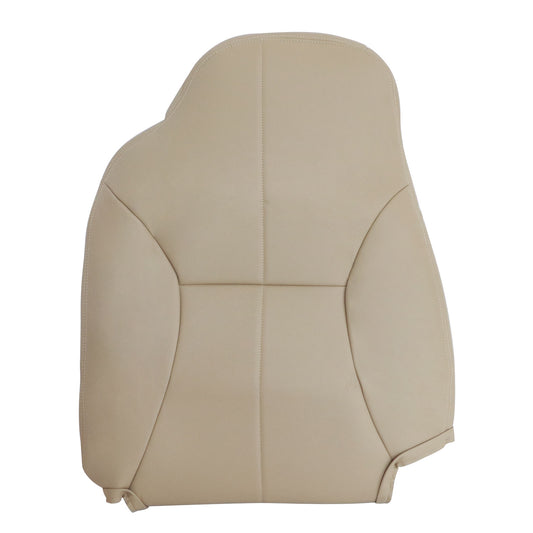For 1998 1999 2000 2001 2002 Dodge Ram 1500 Driver Top Leather Seat Cover Tan