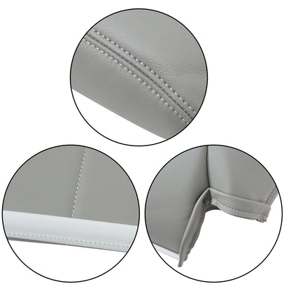 For 1998-2002 Dodge Ram 1500 2500 Leather Seat Cover Driver Back Perforated Gray