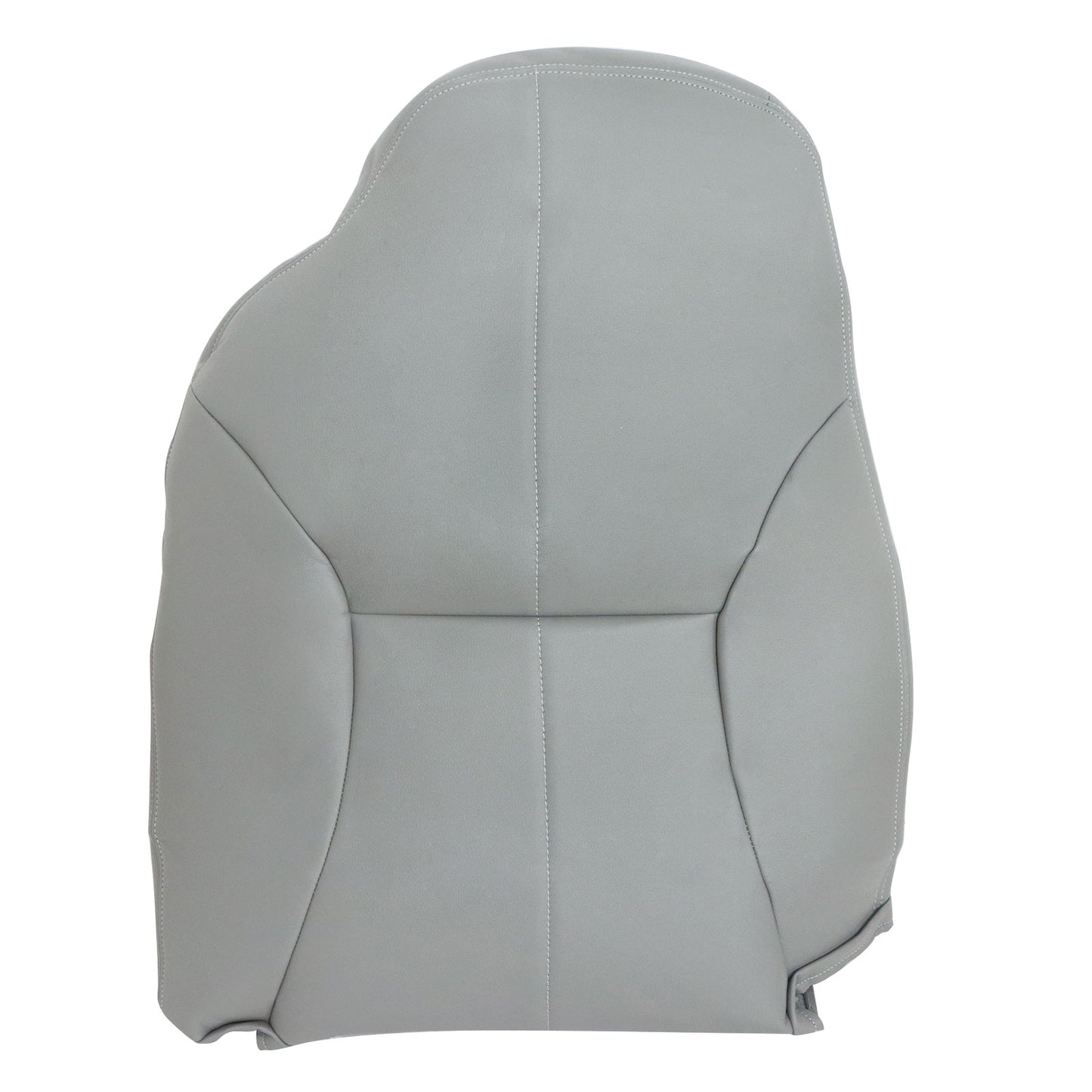 For 1998-2002 Dodge Ram 1500 2500 Leather Seat Cover Driver Back Perforated Gray