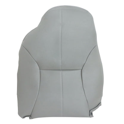 For 1998-2002 Dodge Ram 1500 2500 Leather Seat Cover Driver Back Perforated Gray