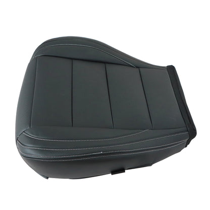 For 2015-2023 Ford Mustang GT Coupe V6 V8 Driver Bottom Leather Seat Cover Black
