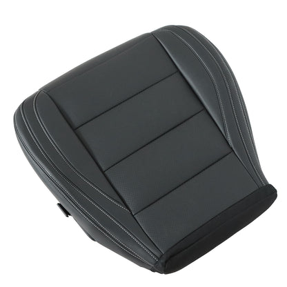 For 2015-2023 Ford Mustang GT Coupe V6 V8 Driver Bottom Leather Seat Cover Black