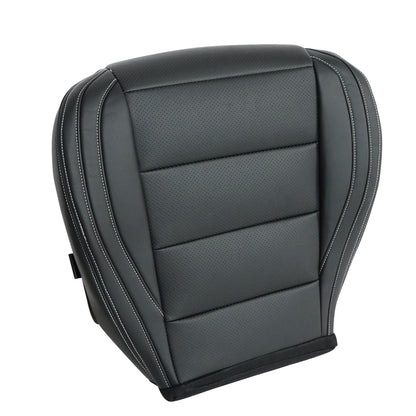 For 2015-2023 Ford Mustang GT Coupe V6 V8 Driver Bottom Leather Seat Cover Black