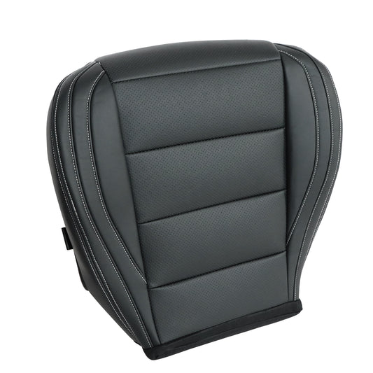 For 2015-2023 Ford Mustang GT Coupe V6 V8 Driver Bottom Leather Seat Cover Black