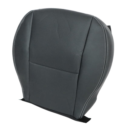 For 2014 2015 2016 Subaru Forester Driver Side Bottom Leather Seat Cover Black