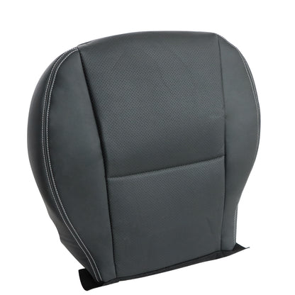 For 2014 2015 2016 Subaru Forester Driver Side Bottom Leather Seat Cover Black