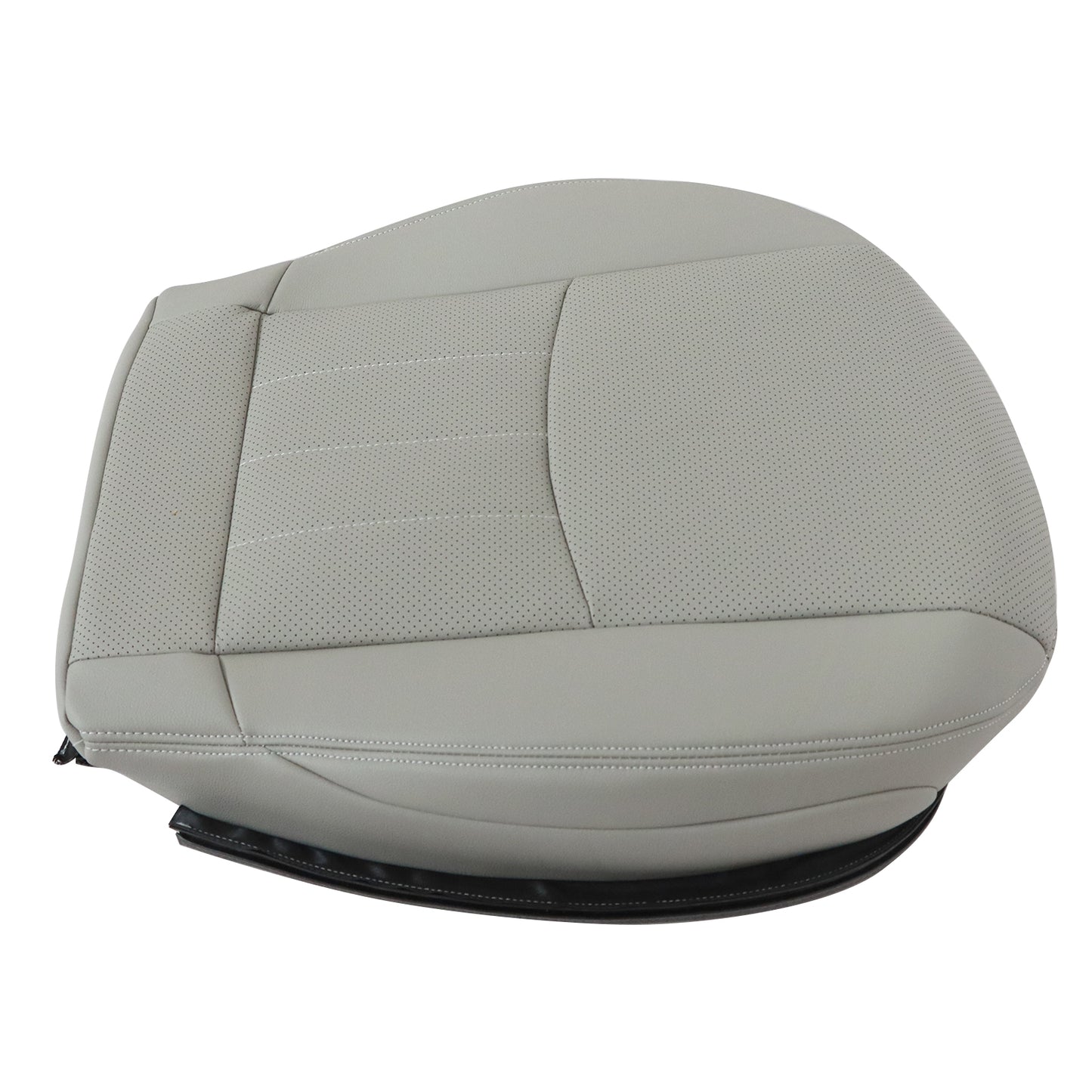 Fit For 2006 2007 Mercedes Benz C280 Driver Bottom Perforated Leather Cover Gray