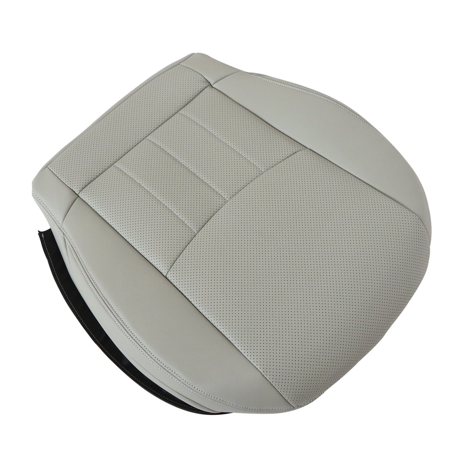 Fit For 2006 2007 Mercedes Benz C280 Driver Bottom Perforated Leather Cover Gray