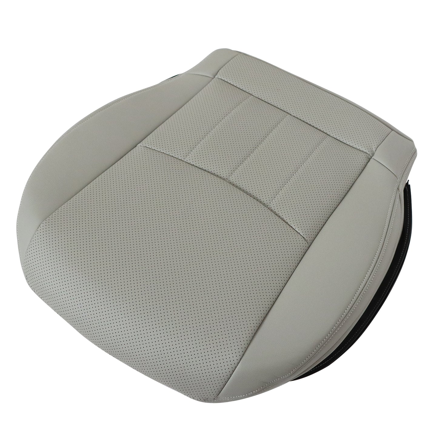 Fit For 2006 2007 Mercedes Benz C280 Driver Bottom Perforated Leather Cover Gray