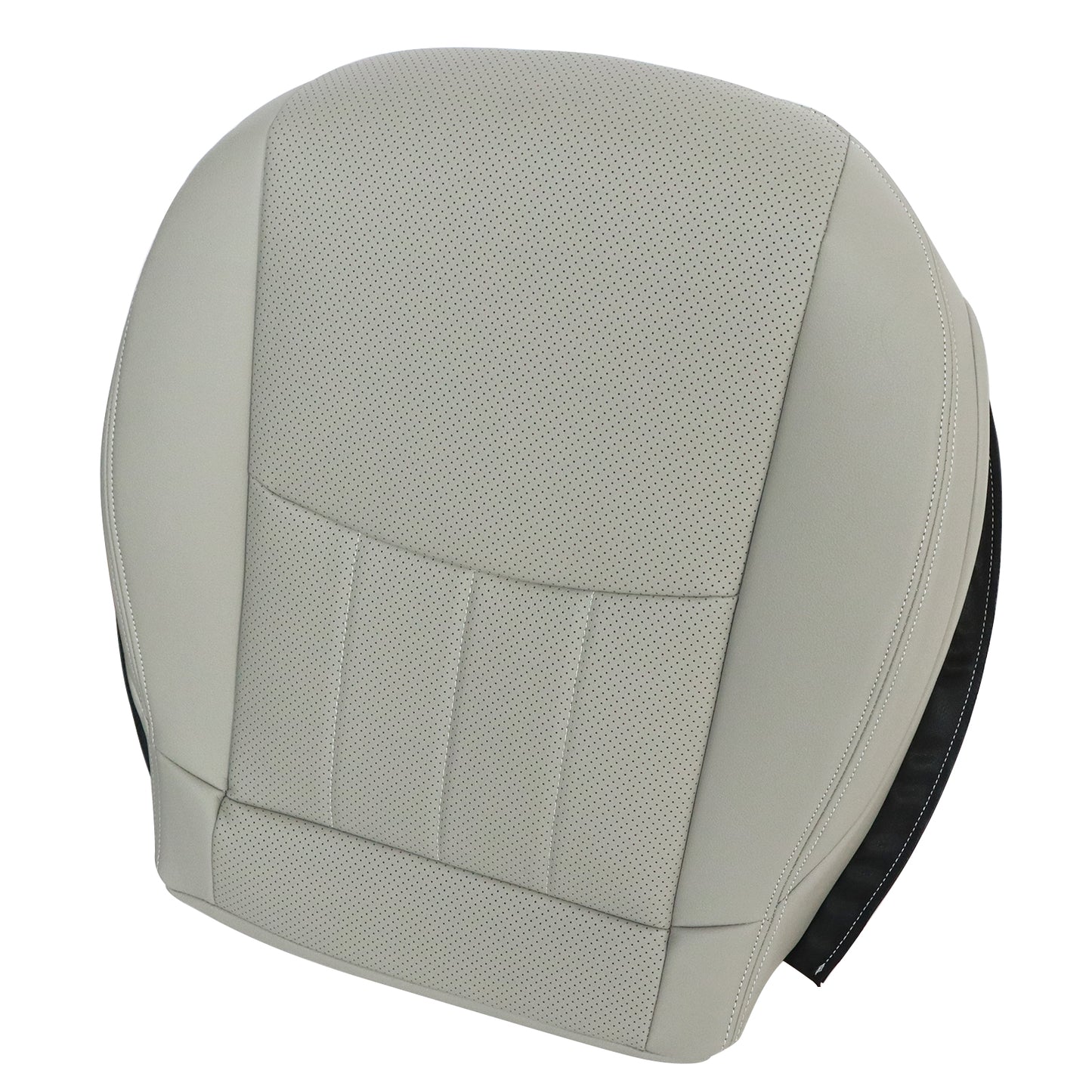 Fit For 2006 2007 Mercedes Benz C280 Driver Bottom Perforated Leather Cover Gray
