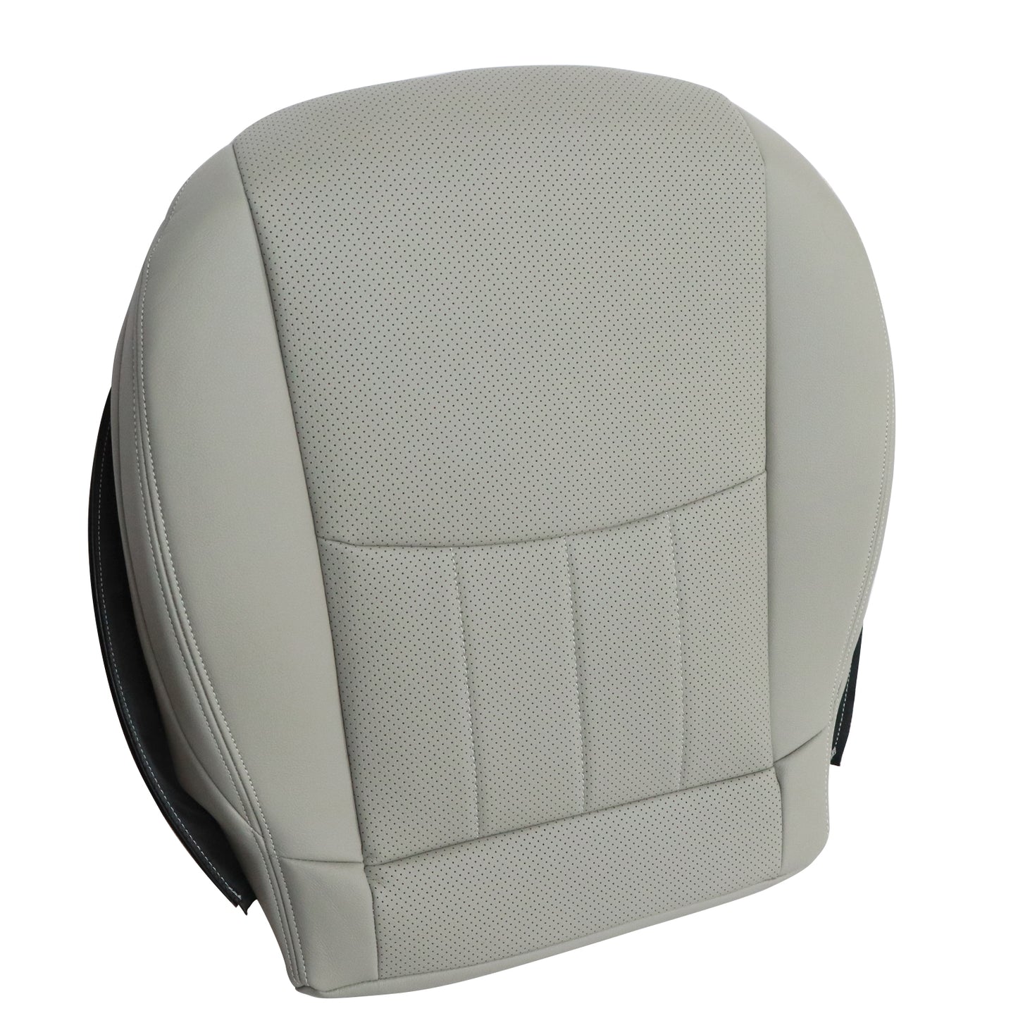 Fit For 2006 2007 Mercedes Benz C280 Driver Bottom Perforated Leather Cover Gray