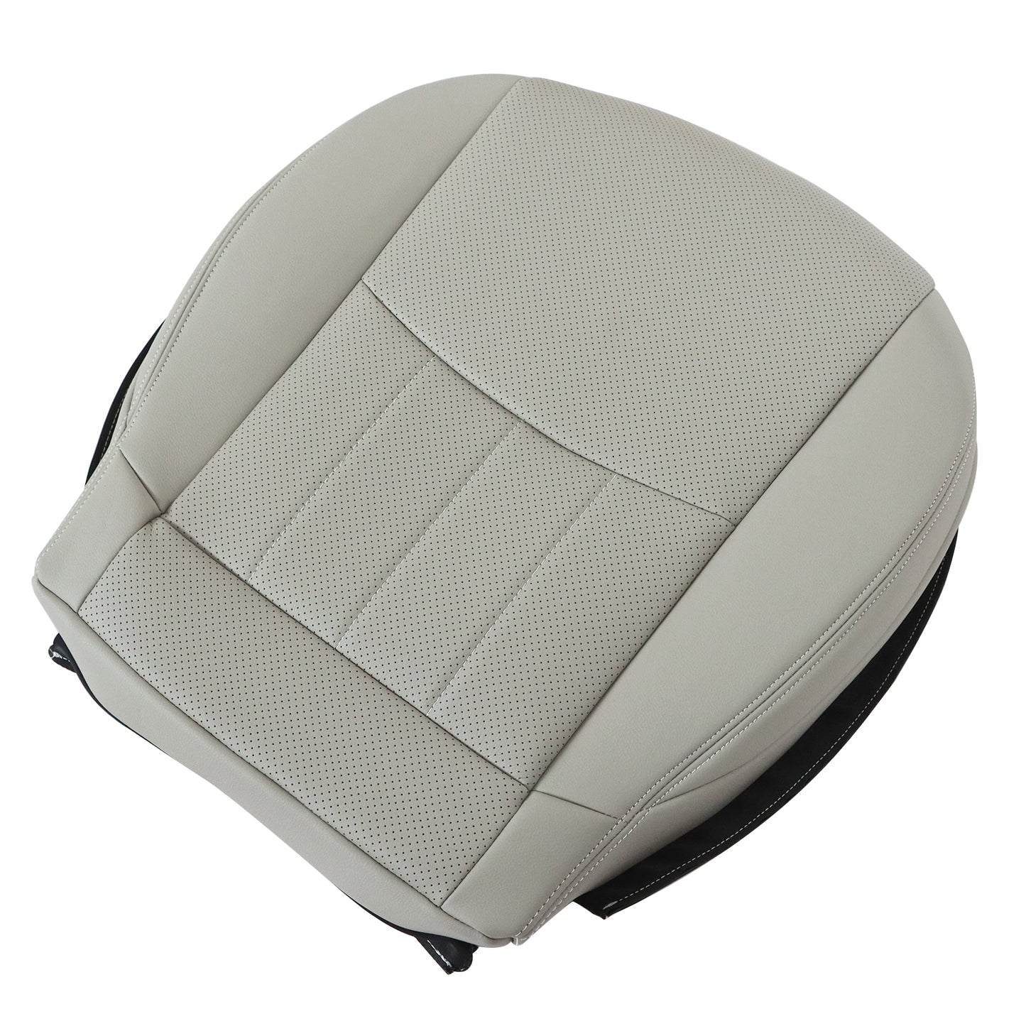 Fit For 2006 2007 Mercedes Benz C280 Driver Bottom Perforated Leather Cover Gray