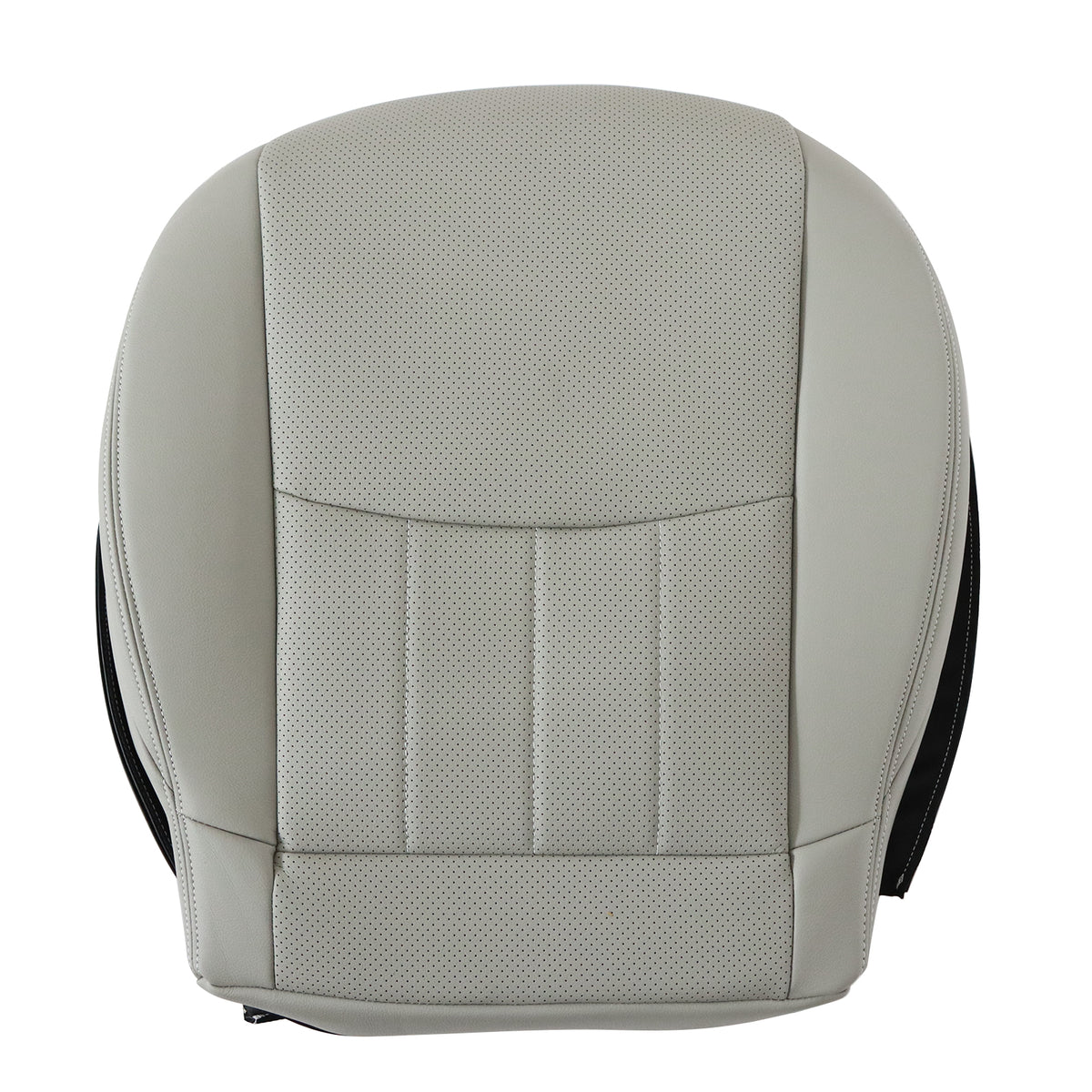 Fit For 2006 2007 Mercedes Benz C280 Driver Bottom Perforated Leather Cover Gray