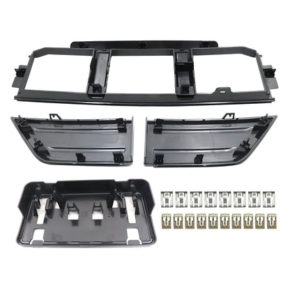 4Pcs Front Bumper Cover Lower Grille Trim Bracket For 2021 2022 2023 Ford F150