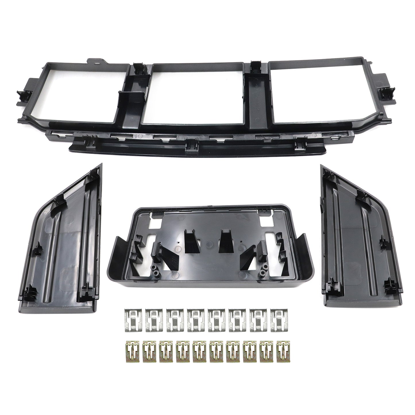 4Pcs Front Bumper Cover Lower Grille Trim Bracket For 2021 2022 2023 Ford F150