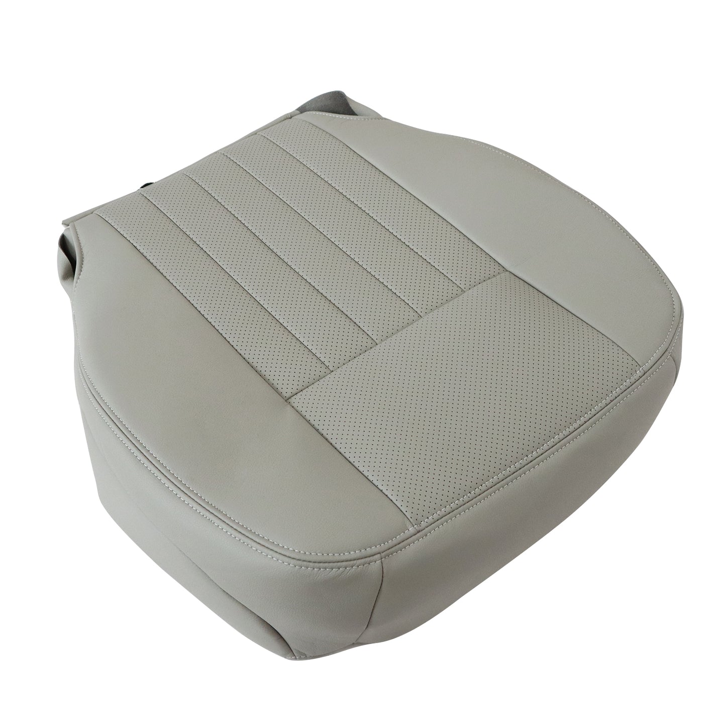 For 2003 2004 2005 2006 Lincoln Navigator Driver Bottom Leather Seat Cover Gray