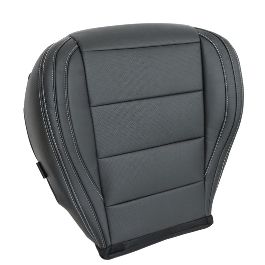 Passenger Bottom Perf Leather Seat Cover Black For 2015-2023 Ford Mustang GT