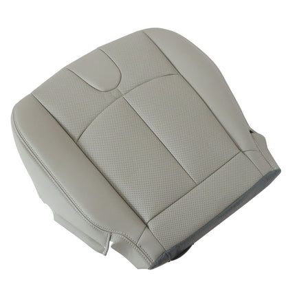 For 2008-2013 Infiniti G37 Front Driver Side Bottom Perf Leather Seat Cover Gray