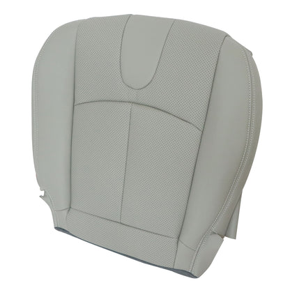 For 2008-2013 Infiniti G37 Front Driver Side Bottom Perf Leather Seat Cover Gray