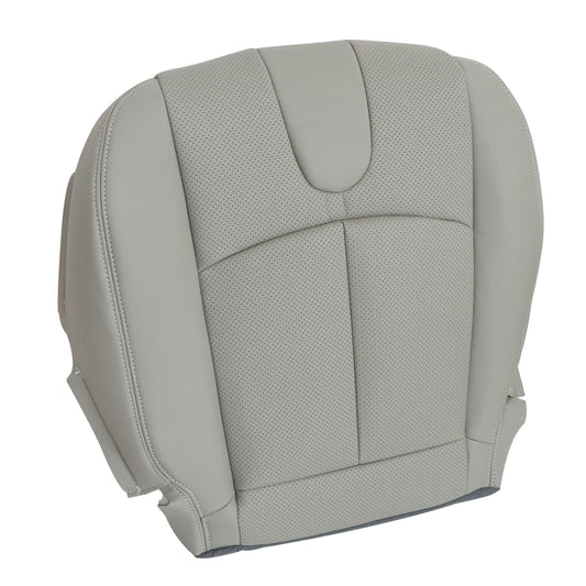 For 2008-2013 Infiniti G37 Front Driver Side Bottom Perf Leather Seat Cover Gray