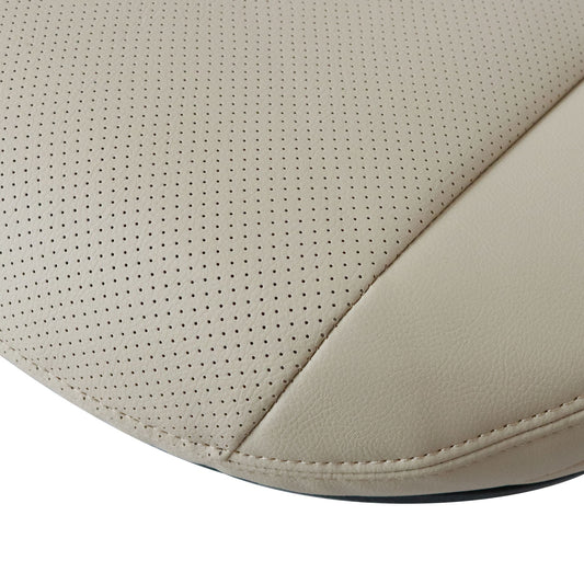 Fit For Benz C280 Front Passenger Bottom Perf Leather Seat Cover Beige 2006 2007