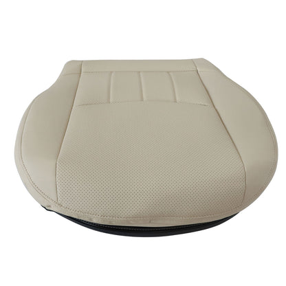 Fit For Benz C280 Front Passenger Bottom Perf Leather Seat Cover Beige 2006 2007
