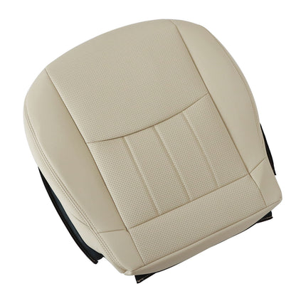Fit For Benz C280 Front Passenger Bottom Perf Leather Seat Cover Beige 2006 2007