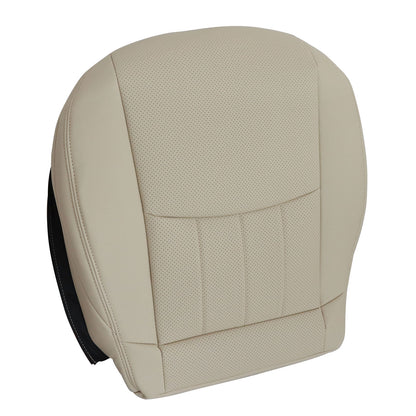 Fit For Benz C280 Front Passenger Bottom Perf Leather Seat Cover Beige 2006 2007
