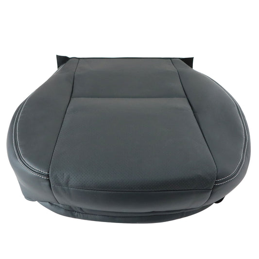 For 2014 to 2016 Subaru Forester Passenger Side Bottom Leather Seat Cover Black