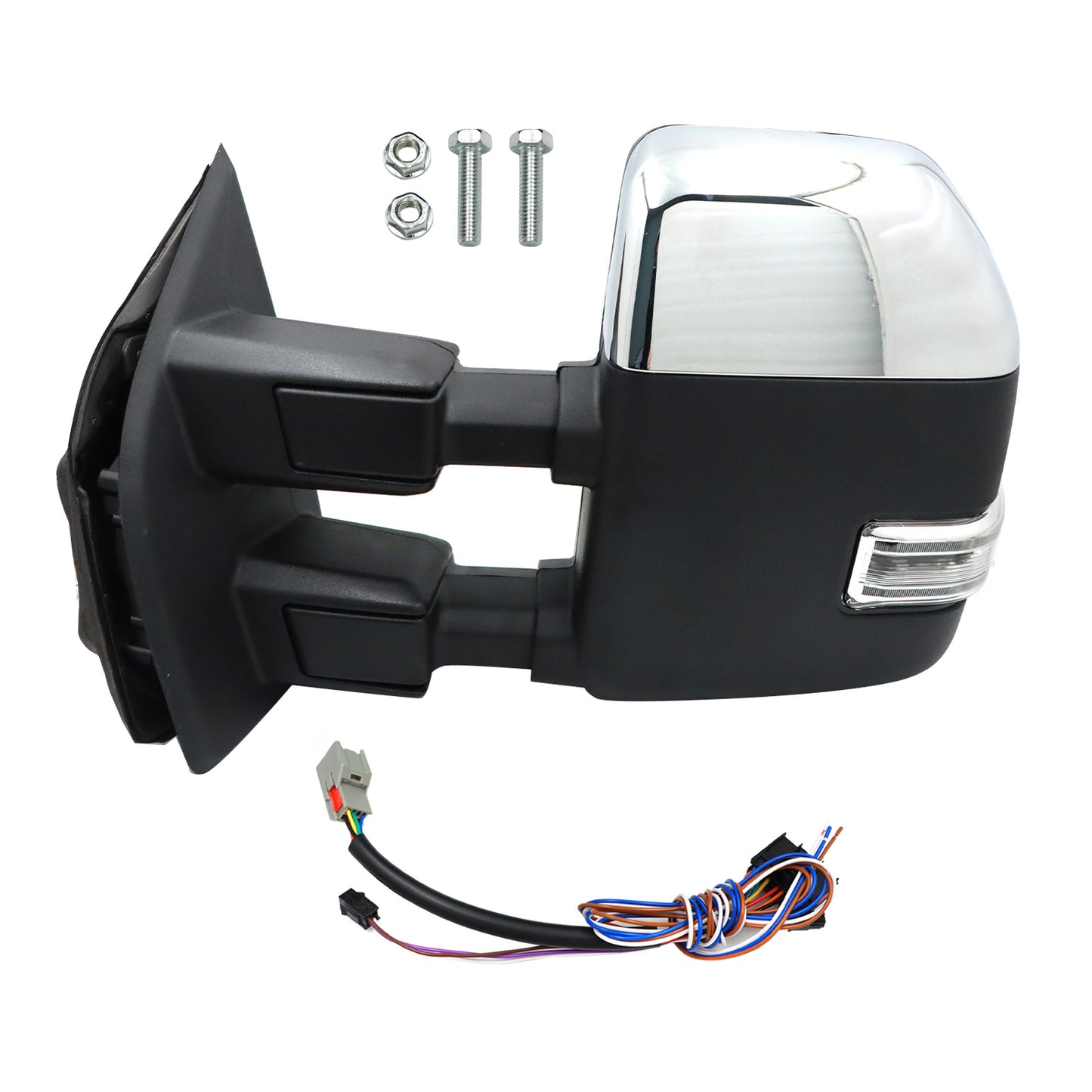 For 2017-2022 Ford F-250 F-350 Left Front Door Side View Mirror Signal BSM