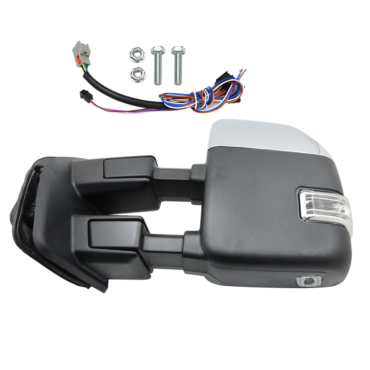 For 2017-2022 Ford F-250 F-350 Left Front Door Side View Mirror Signal BSM