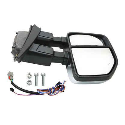 For 2017-2022 Ford F-250 F-350 Left Front Door Side View Mirror Signal BSM
