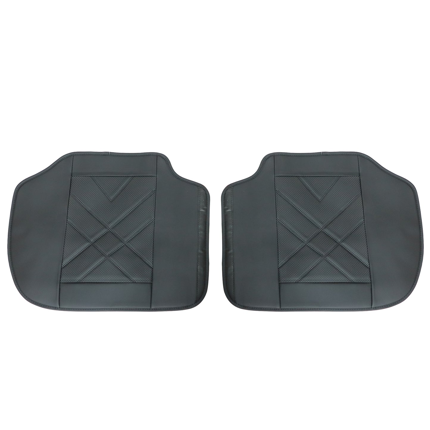 For Toyota Corolla Car 5-Seat Cover Full Set Leather Protector Cushion Pad Black