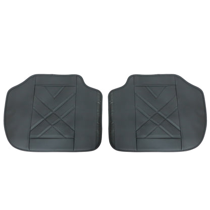 For Toyota Corolla Car 5-Seat Cover Full Set Leather Protector Cushion Pad Black