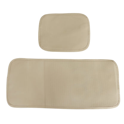 Fits Honda Car 5-Seat Cover Full Set Ice?Silk?&?Leather Protector Cushion Beige