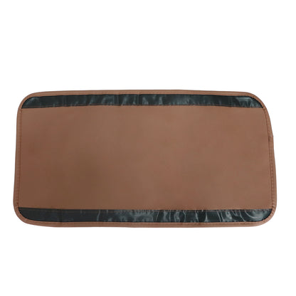 Fits Honda Car 5-Seat Cover Full Set Ice?Silk?&?Leather Protector Cushion Brown