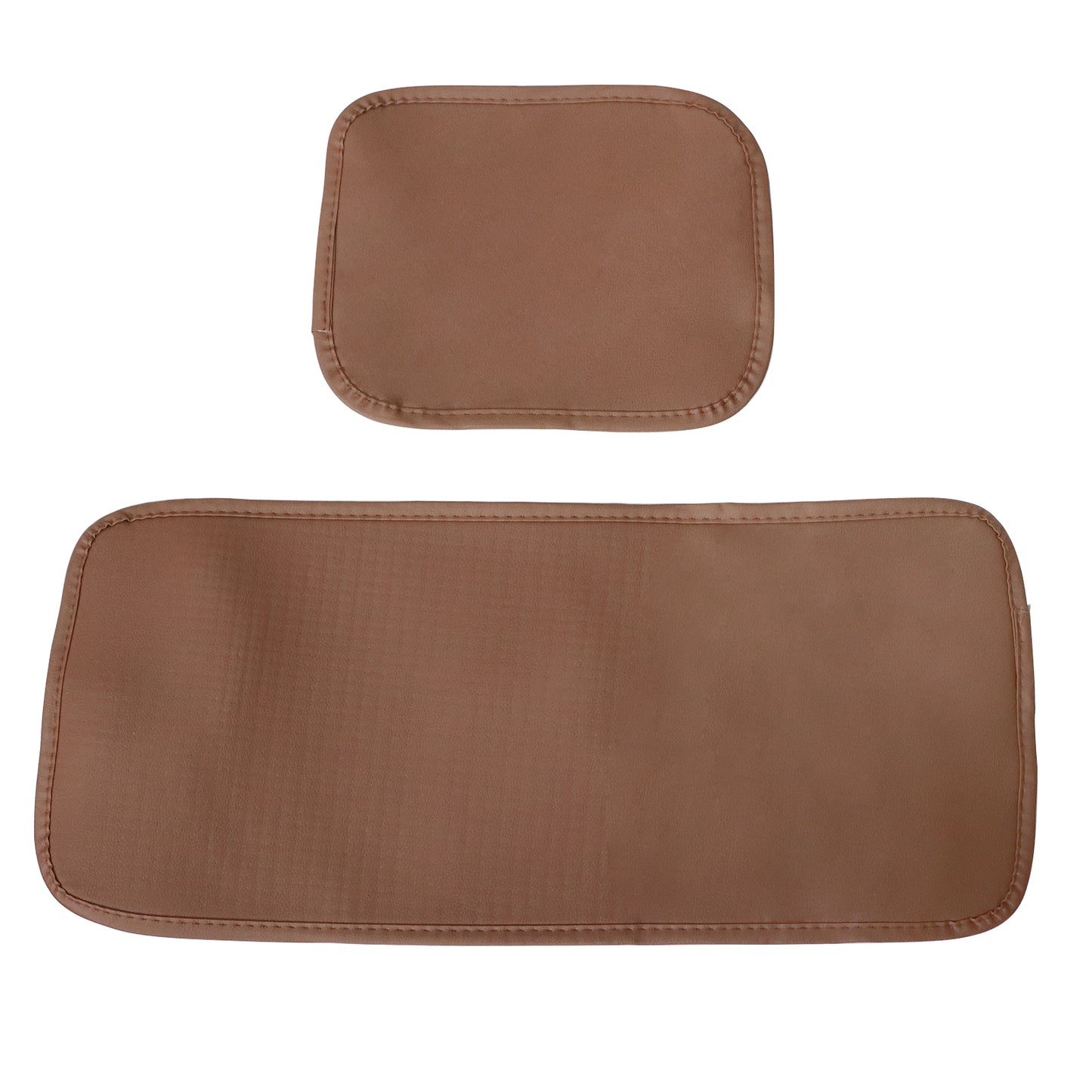 Fits Honda Car 5-Seat Cover Full Set Ice?Silk?&?Leather Protector Cushion Brown