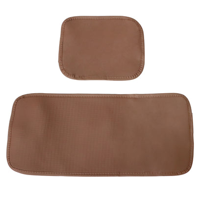 Fits Honda Car 5-Seat Cover Full Set Ice?Silk?&?Leather Protector Cushion Brown