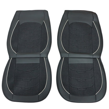 Luxury PU Leather Full Surround Car Seat Protector Seat Cover For Toyota Black