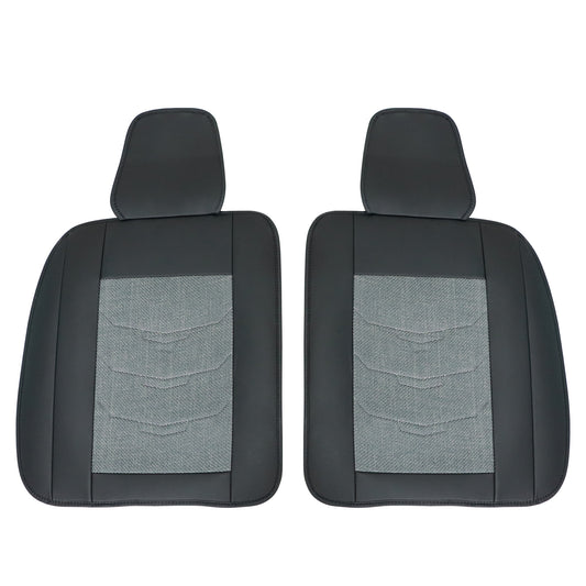 Luxury PU Leather Full Surround Car Seat Protector Seat Cover For Toyota Gray