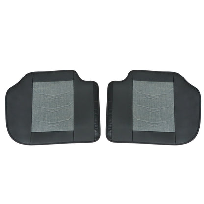 Luxury PU Leather Full Surround Car Seat Protector Seat Cover For Toyota Gray