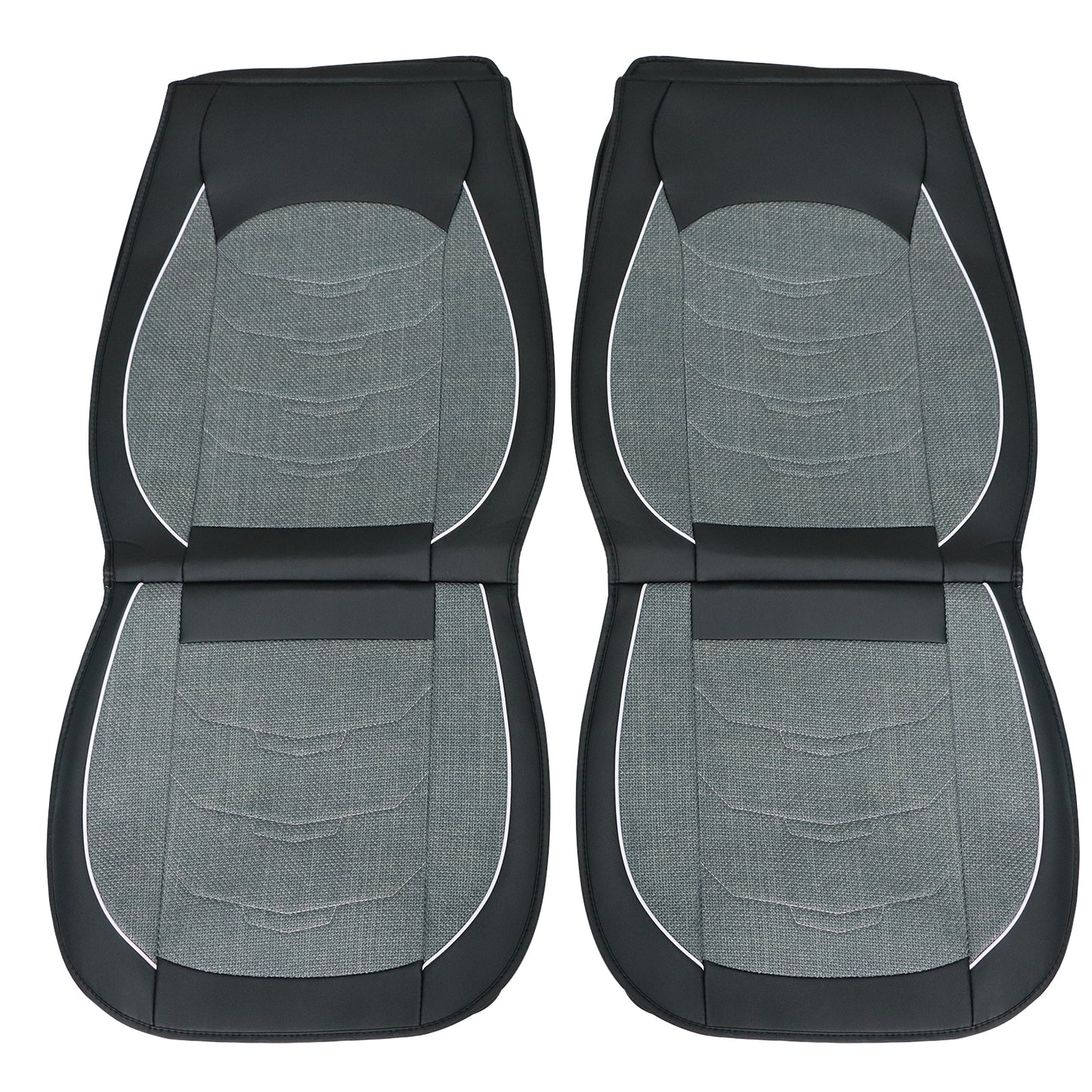 Luxury PU Leather Full Surround Car Seat Protector Seat Cover For Toyota Gray
