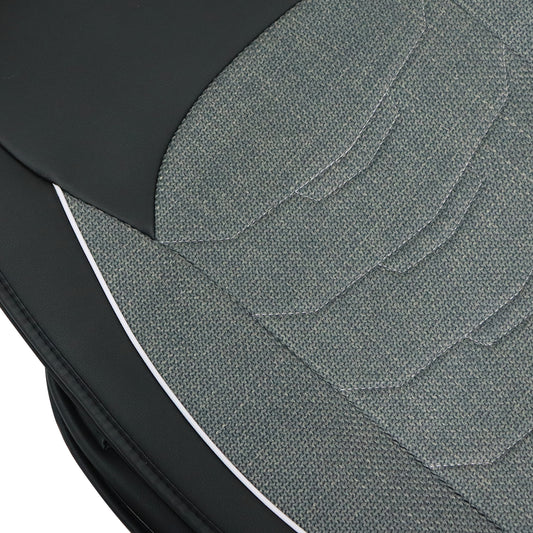 Luxury PU Leather Full Surround Car Seat Protector Seat Cover For Toyota Gray