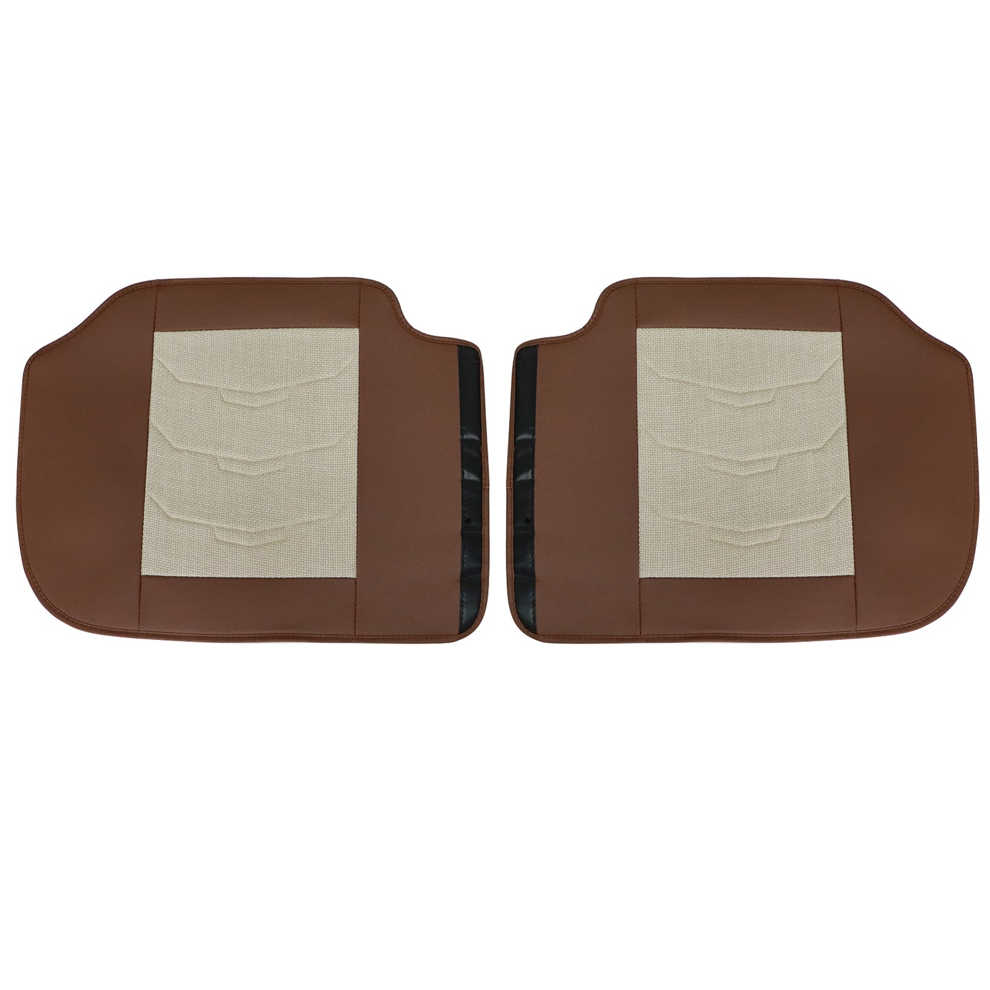 Luxury PU Leather Full Surround Car Seat Protector Seat Cover For Toyota Tan