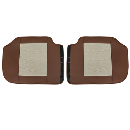 Luxury PU Leather Full Surround Car Seat Protector Seat Cover For Toyota Tan