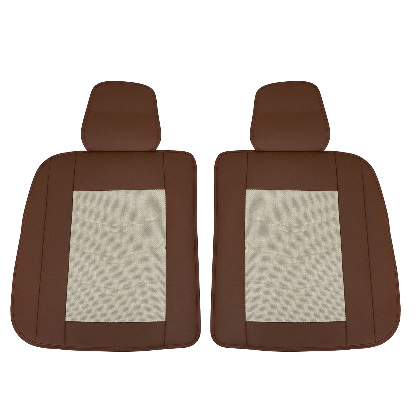 Luxury PU Leather Full Surround Car Seat Protector Seat Cover For Toyota Tan
