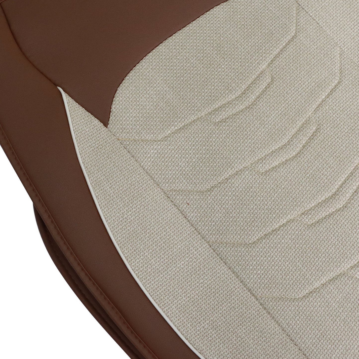 Luxury PU Leather Full Surround Car Seat Protector Seat Cover For Toyota Tan