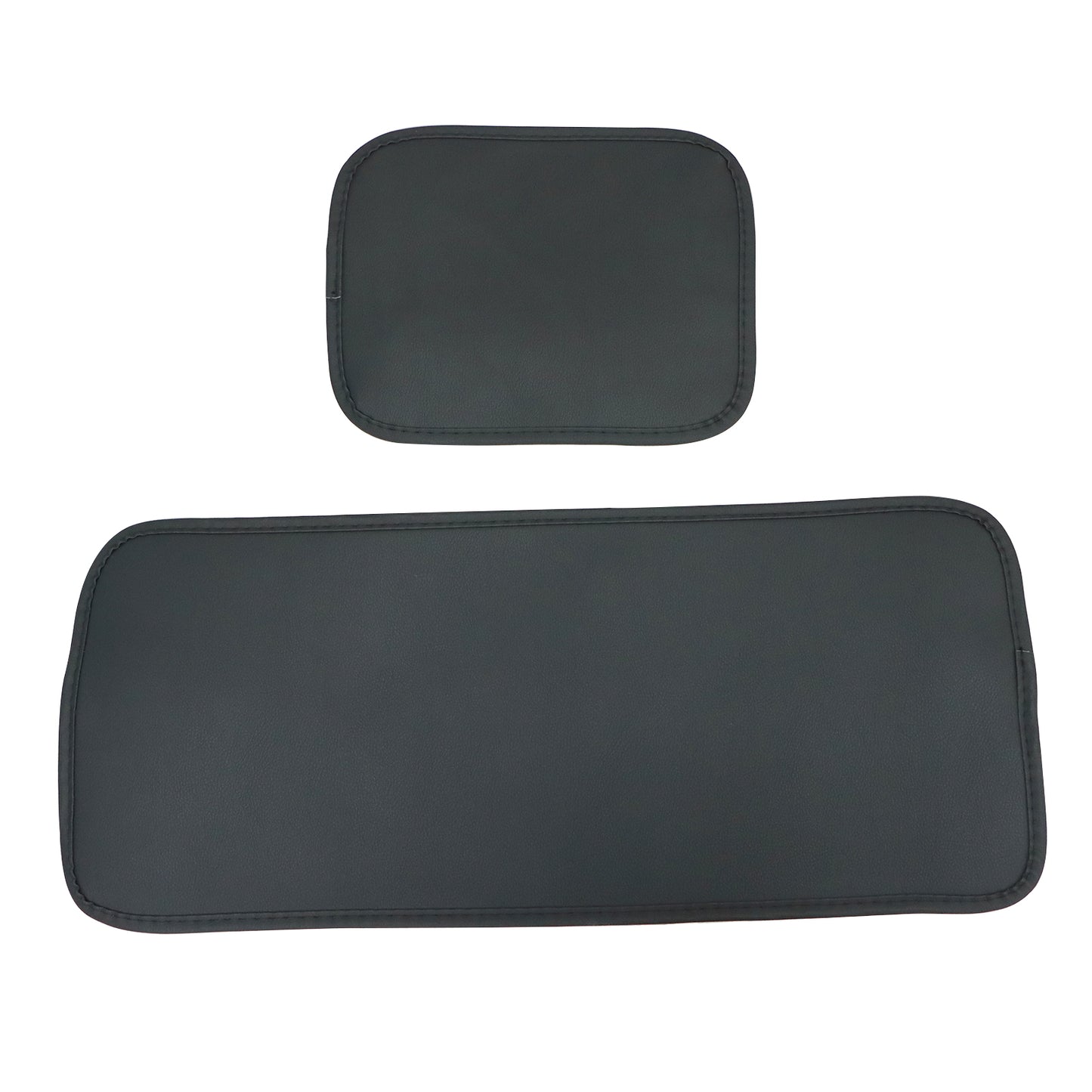 For Toyota Car 5-Seat Cover Front & Rear Faux Leather Protector Cushion Black