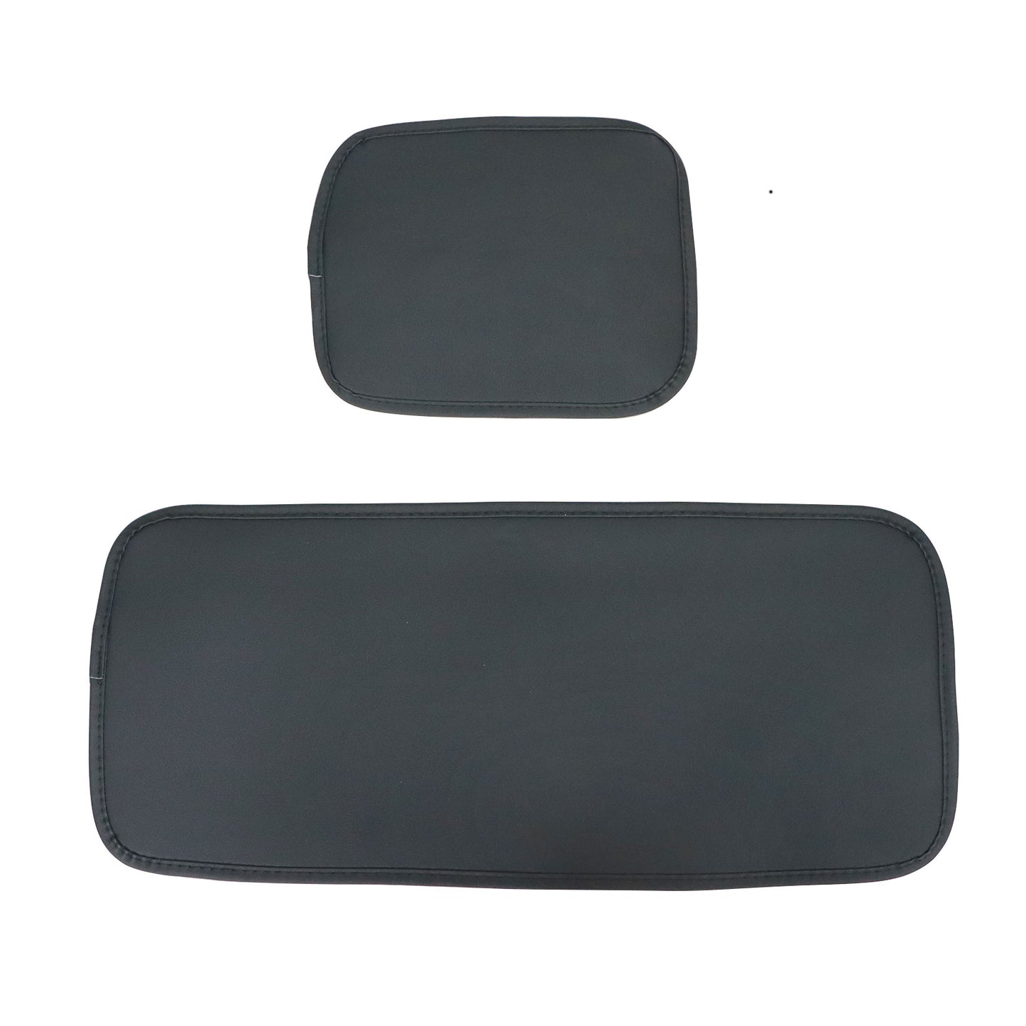 For Toyota 5-Seat Cover Front & Rear Faux Leather Protector Cushion Black + Red